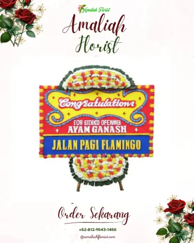 Bunga Papan Congratulation di Gelang